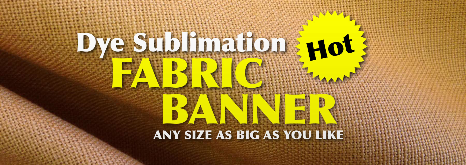 Custom fabric banner & flag printing