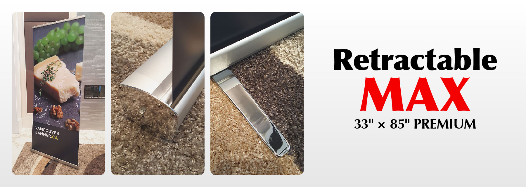 Roll up banner: Retractable Max