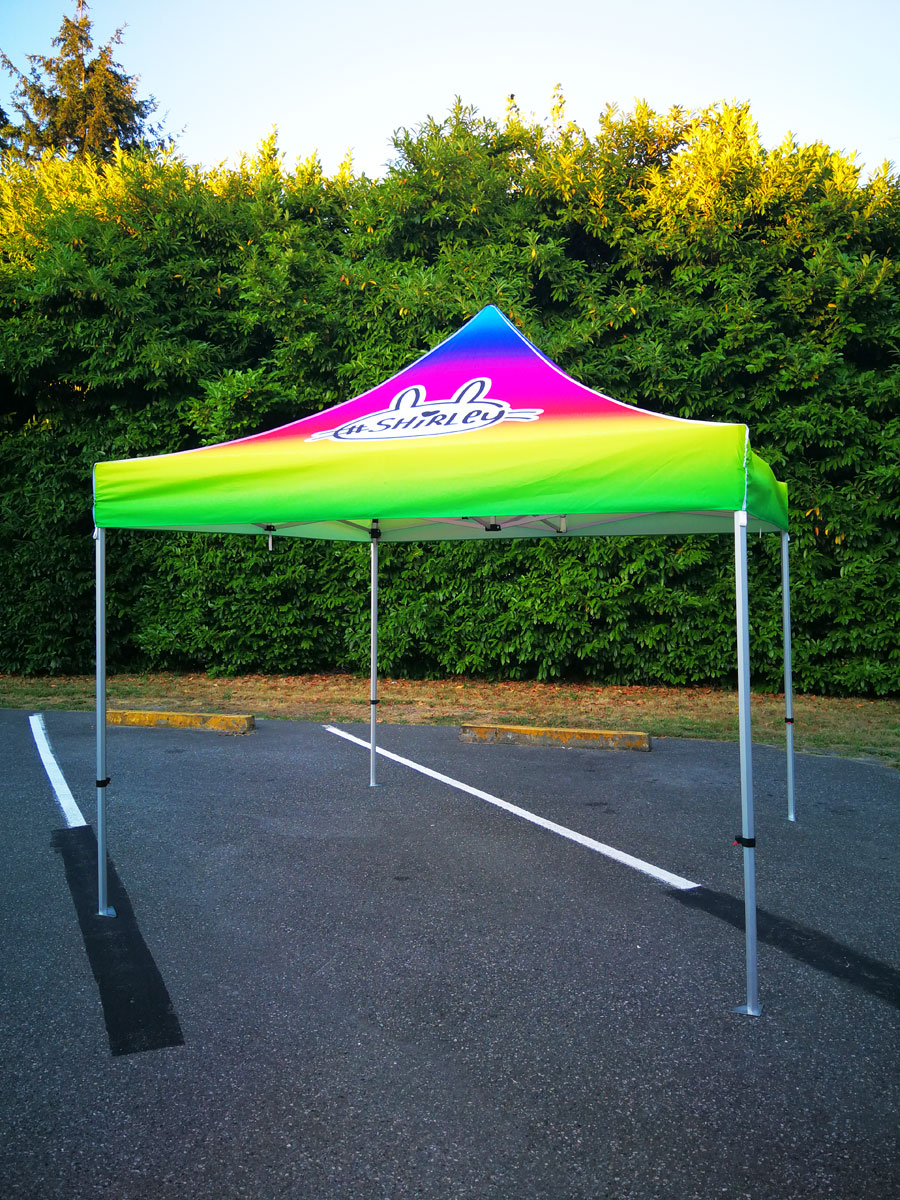 Custom printed pop up canopy tent