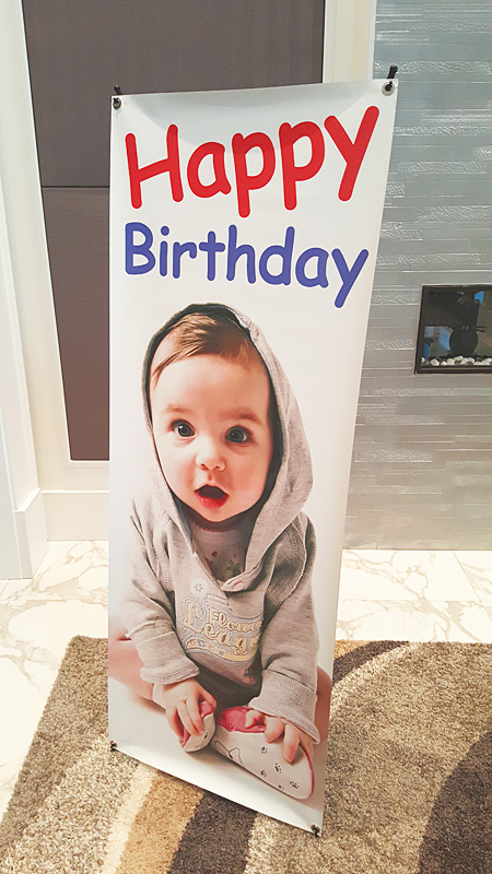 X-banner: Xpress bithday banner